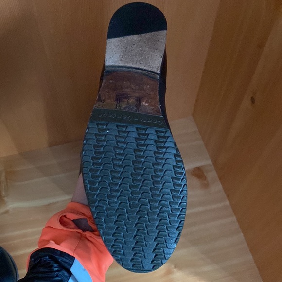 FRYE beautiful black leather boots size 6 - Picture 6 of 7